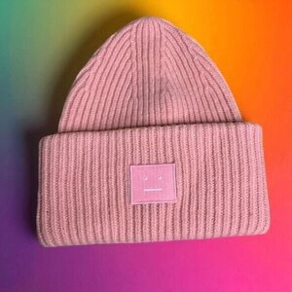 Acne Soft Pink Knit Hat - Picture 4 of 5
